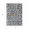 Homeroots 10' X 14' Denim Blue Beige And Brown Floral Washable Indoor Outdoor Area Rug 605854 - alternate 9