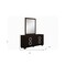 Homeroots 31" Refined Wenge High Gloss Dresser 329654 - alternate 3