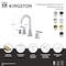 Kingston Brass Widespread Bathroom Faucet with Brass Pop-Up, Polished Chrome FSC8921KPS - alternate 5