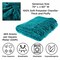 Lavish Home Throw Blanket for Couch Oversized, Lightweight Home Decor Accent Ultra-Soft Fabric, Lagoon Teal 66-THROW048 - alternate 4