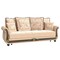 Homeroots 95" Beige Chenille Convertible Futon Sleeper Sofa And Toss Pillows With Storage 607080 - alternate 8
