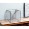 Homeroots 8" Silver Metal Cube Tabletop Sculpture 392453 - alternate 8
