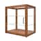Koolmore 20 In. Artisan Wooden Bakery Square Display case, 2.5 cu ft, Dark wood color 3 Tiers KM-BDW-20D - alternate 7