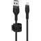 Belkin USB-A TO LTG, BRAID SIL, 1M, BLK CAA010BT1MBK - alternate 6
