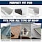 Waterlock Pro Aluminum Gutter Guard, Black, 100ft WP-5KS-100-BLK - alternate 3