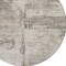 Homeroots 8' Linen And Gray Round Abstract Washable Indoor Outdoor Area Rug 606033 - alternate 7