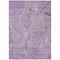 Homeroots 3' X 5' Purple And Ivory Geometric Washable Indoor Outdoor Area Rug 594803 - alternate 8