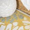 Jonathan Y Zinnia Modern Floral Textured Weave Yellow/Cream 5 ft Round Indoor/Outdoor Area Rug SMB110G-5R - alternate 6