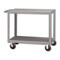 Pucel Heavy Duty Shop Truck, 48 in W x 30 in D x 33.5 in H, Two Shelves, Push Handle, Gray 3048-DT-2P - alternate 1