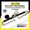 Tie 4 Safe 2'' x 40' Ratchet Tie Downs w/ Chain Extension WLL: 3,333 lbs. Black RT04C-540-F87-BLK-C - alternate 3