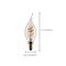 Satco 3.5 Watt CA11 LED 2000K CCT Candelabra Base Clear Glass Amber Coil Filament Dimmable 120 Volt S14220 - alternate 6