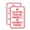 Signmission No Soliciting Peddling Handbills Or Overnight Parking, 18'' X 24'' 2 Signs, Heavy Gauge Aluminum, 2PK A-1824-2PACK-2723 - alternate 1