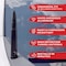 Recon Truck Accessories .50 CAL BULLET SHAPED EXTENDED RANGE ALUMINUM 8IN SHORTY ANTENNA RED 264ANT50RD - alternate 9