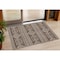Homeroots 3' X 5' Brown And Ivory Southwestern Washable Indoor Outdoor Area Rug 593654 - alternate 1