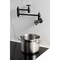 Kingston Brass Wall Mount Pot Filler Faucet with Knurled Handle, Oil Rubbed Bronze KS3105RKX - alternate 6