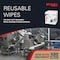 Wypall WypAll PowerClean X80 Heavy Duty Cloths (41026), Quarterfold, Extended Use Towels, White, PK4 41026 - alternate 13