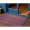 Homeroots 3' X 5' Pink Mauve And Blush Striped Washable Indoor Outdoor Area Rug 616376 - alternate 1