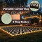 Pure Garden Outdoor Patio Rug w/ LED Lights 8x10 Outdoor Rug Plastic Straw Patio Mat Outdoor Waterproof Carpet 50-LG1491 - alternate 6