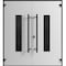 Vdomdoors Front Exterior Prehung Aluminum Double Doors Ronex1205 Bronze Oak Mirrored Clear Glass Entry Metal RONEX1205DEXD-OAK-W72xH96-LH-I - alternate 1