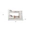 Homeroots White Twin Over Full Solid Wood Bunk Bed With Stairs And Trundle And Storage 286160 - alternate 4