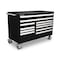 Tekton Rolling Tool Cabinet, 11 Drawer, Black, Steel, 60 in W x 27 in D x 41-1/2 in H OCL63102STM - alternate 1