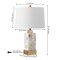 Jonathan Y Eloise 23" Coastal Glam Rectangular Alabaster/Metal LED Table Lamp w/Nightlight Base, White/Gold Pain JYL6202A - alternate 11