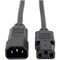 Tripp Lite Power Cord, C14 to C13, 10A, 18AWG, 10ft P004-010 - alternate 1