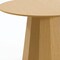 Homeroots 46" Natural Wood Pedestal Base Round Top Dining Table 721085 - alternate 5