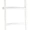 Homeroots 76" White Six Step Solid Wood Decorative Ladder 519096 - alternate 6