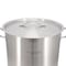 Megachef Professional Kitchen 38.5 Quart Round Stainless Steel Stock Pot with Lid MG-200706 - alternate 5