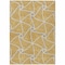 Homeroots 8' X 10' Gold And Ivory Geometric Washable Indoor Outdoor Area Rug 612872 - alternate 8