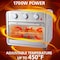 Brentwood Industries 1700w 24 Quart Stainless Steel Convection Air Fryer Toaster Oven AF-2410S - alternate 9