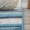 Jonathan Y Duxbury Gradient Ticking Striped Blue/Navy 4 ft. x 6 ft. Area Rug LUX102A-4 - alternate 8