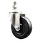 Service Caster 4 Inch 316SS Soft Rubber Wheel Swivel 3/8 Inch Threaded Stem Caster SCC SCC-SS316TS20S414-SRS-381615 - alternate 1