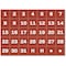Mastervision Magnetc Board Accessory, Calendar Dates FM1209 - alternate 1