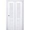 Sartodoors Sliding Closet Bi-fold Doors White Solid Core Modern Interior VEREGIO7411BF-WS-72 x 96 (2* 36x96) - alternate 1