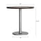 Flash Furniture Bennett 30 in Round Solid Wood Indoor Tabletop in Dark Brown with 18 in Round Dining Height GSF-RD30-DKBRN-TR18S-GG - alternate 7
