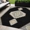 Homeroots 5' X 8' Black Gold And Gray Oriental Washable Indoor Outdoor Area Rug 598383 - alternate 1
