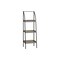 Homeroots 48" Taupe Metal Etagere Bookcase 333424 - alternate 1