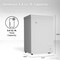 Tcl 3.4 Cu. Ft. Compact Slim Chest Freezer Energy Efficient, Low Temperature, White TRC04M3AW - alternate 7