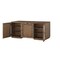 Homeroots 32" Brown Executive Desk With Two Cabinets 348660 - alternate 6