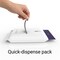 Happimess 13.2-Gallon 50L Drawstring Unscented Trash Can Liner, White, 20-Count, 1 Pack of 20 Liners HPM3000C-W-1SET - alternate 4