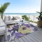 Homeroots 9' X 12' Purple And Lavender Floral Washable Indoor Outdoor Area Rug 611088 - alternate 6