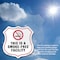 Signmission No Smoking Shield Label Set This Is A Sm, 6 inch X 6 inch, Plastic Sign, 2PK SHI-P-2PACK-6-399 - alternate 5