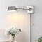 Jonathan Y Arlo 22" 1-Light Farmhouse Industrial Single Swing Arm Plug-In or Hardwired Iron LED Wall Sconce w/P JYL6015C - alternate 13