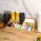 Happimess Bambury 18"W x 9.5"D x 6.5"H Minimalist Handcrafted Bamboo Cup and Condiment Station, Natural CCS1000A - alternate 6