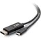 C2G 6ft USB-C to 4k60Hz DisplayPort Black C2G54475 - alternate 1