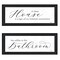 Homeroots Set Of Two Household Humor 2 Black Framed Print Bathroom Wall Art, 2PK 406071 - alternate 1