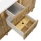 James Martin Vanities Vanity, without top, Light Natural Oak, 59.88 in W x 23.5 in D,  424-V60D-M-LNO - alternate 9