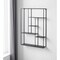 Homeroots 39" Black Metal Wall Mounted Tiered Shelf 608664 - alternate 1